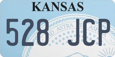 KS license plate 528JCP