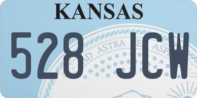 KS license plate 528JCW