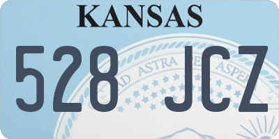 KS license plate 528JCZ