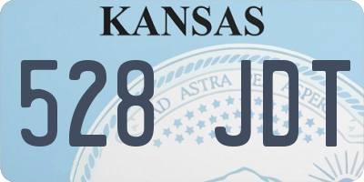 KS license plate 528JDT