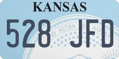 KS license plate 528JFD