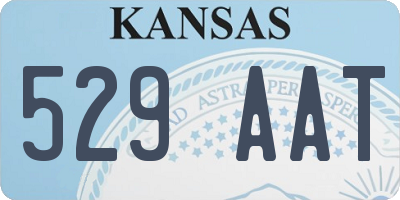 KS license plate 529AAT