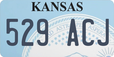 KS license plate 529ACJ