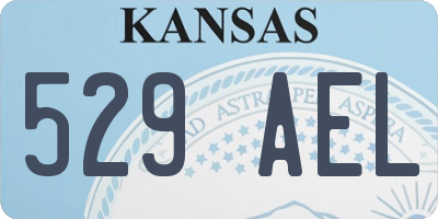 KS license plate 529AEL