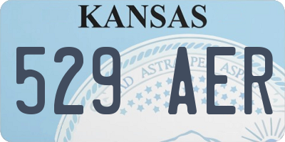 KS license plate 529AER