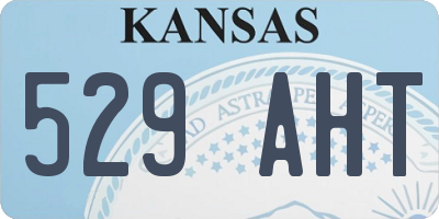 KS license plate 529AHT