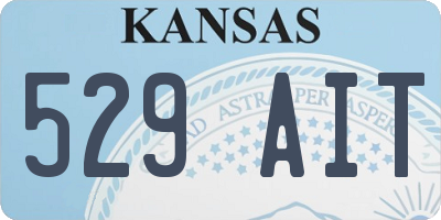 KS license plate 529AIT