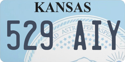 KS license plate 529AIY