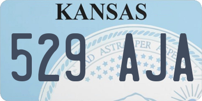 KS license plate 529AJA