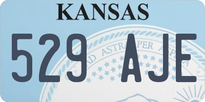 KS license plate 529AJE
