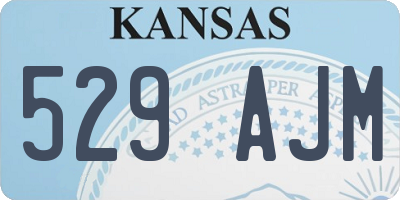 KS license plate 529AJM