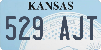 KS license plate 529AJT