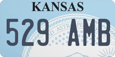 KS license plate 529AMB