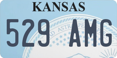 KS license plate 529AMG