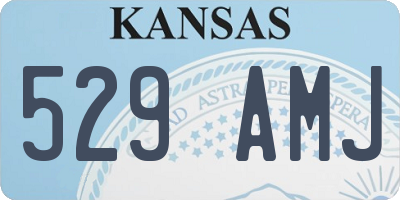 KS license plate 529AMJ