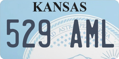 KS license plate 529AML
