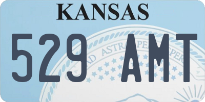 KS license plate 529AMT