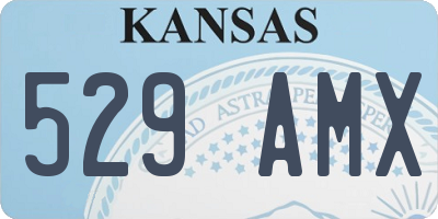 KS license plate 529AMX