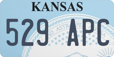 KS license plate 529APC