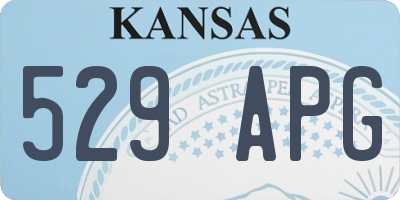 KS license plate 529APG