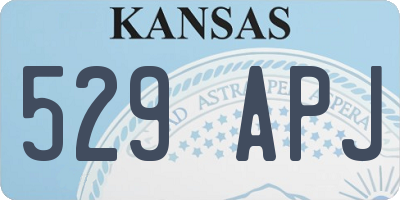 KS license plate 529APJ