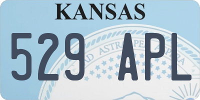 KS license plate 529APL
