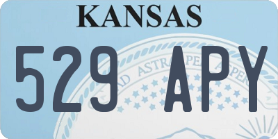 KS license plate 529APY
