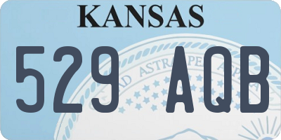 KS license plate 529AQB