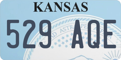 KS license plate 529AQE