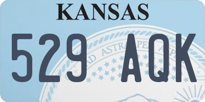 KS license plate 529AQK