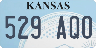KS license plate 529AQO