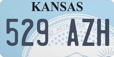 KS license plate 529AZH