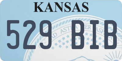 KS license plate 529BIB