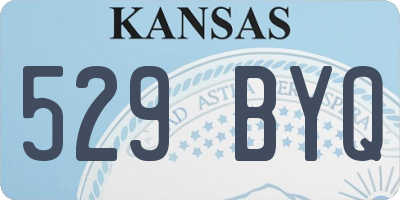 KS license plate 529BYQ
