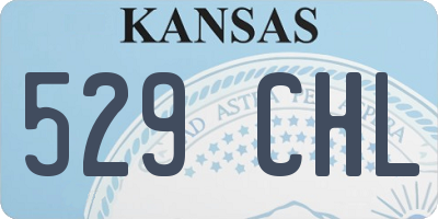 KS license plate 529CHL