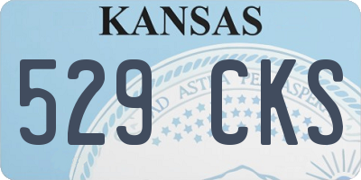 KS license plate 529CKS