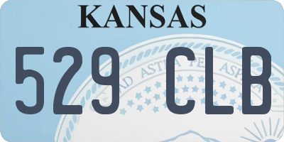KS license plate 529CLB