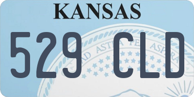 KS license plate 529CLD