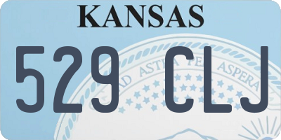 KS license plate 529CLJ