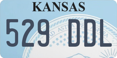 KS license plate 529DDL