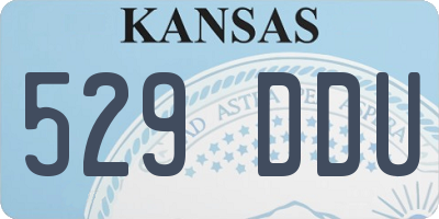 KS license plate 529DDU