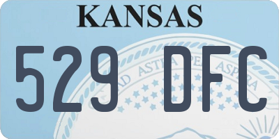 KS license plate 529DFC