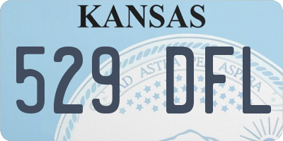 KS license plate 529DFL