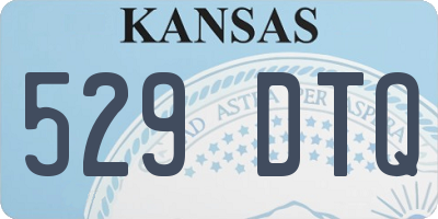 KS license plate 529DTQ