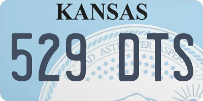 KS license plate 529DTS