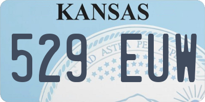 KS license plate 529EUW