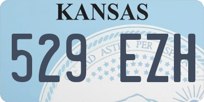 KS license plate 529EZH