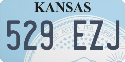 KS license plate 529EZJ