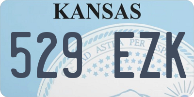 KS license plate 529EZK