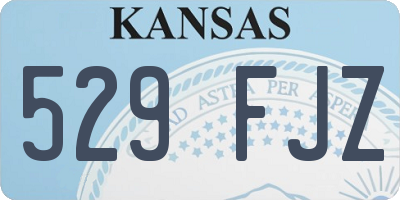 KS license plate 529FJZ